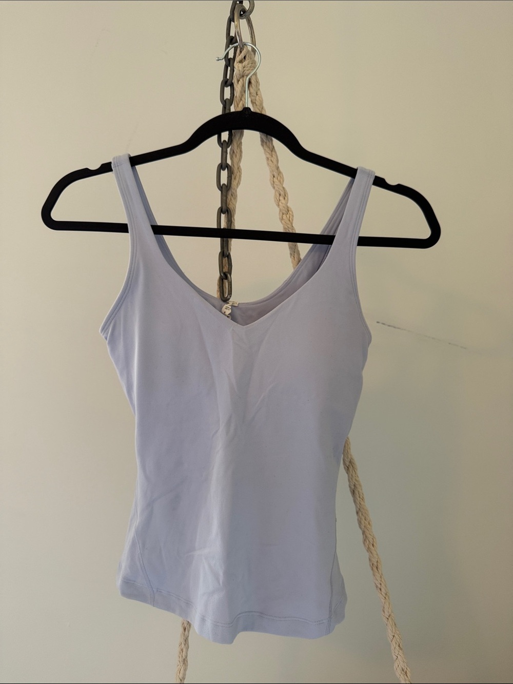 lululemon athletica Light Lavender V-Neck Tank